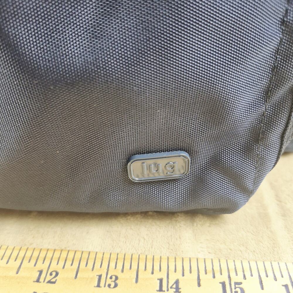 Lug Atlas RFID Travel Bag Tote Carry On Organizer Navy Blue Multi Pocket - Picture 3 of 16